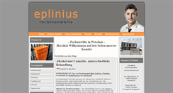 Desktop Screenshot of eplinius.de