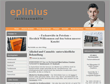 Tablet Screenshot of eplinius.de